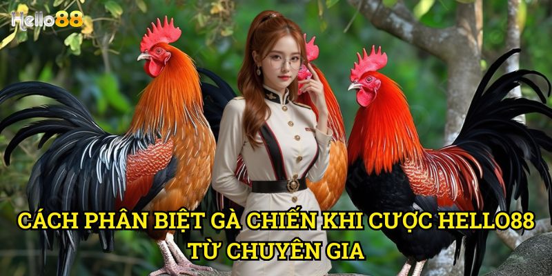 Cách phân biệt gà chiến khi cược Hello88 từ chuyên gia