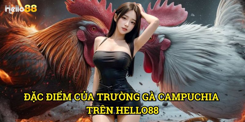 Mẹo xem đá gà Campuchia dễ thắng Hello88 - Hướng dẫn cược thông minh 2 Đặc điểm của trường gà Campuchia trên Hello88