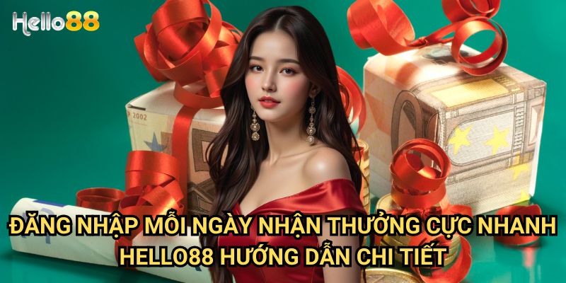 Đăng nhập mỗi ngày nhận thưởng cực nhanh tại Hello88 - Ưu đãi hấp dẫn 2025 3 Đăng nhập mỗi ngày nhận thưởng cực nhanh Hello88 hướng dẫn chi tiết