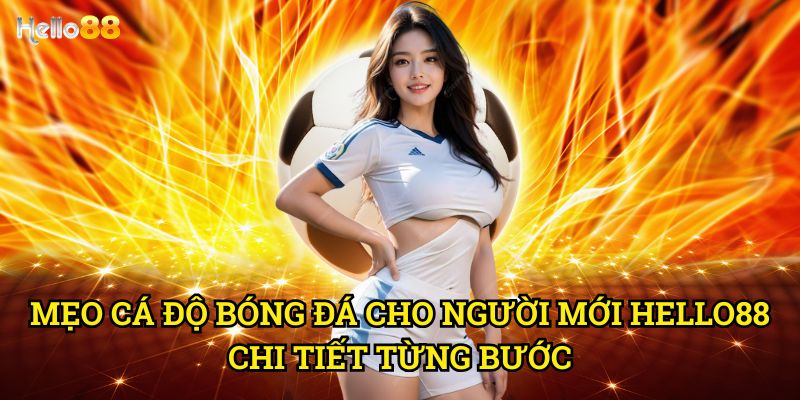 Mẹo cá độ bóng đá cho người mới Hello88 - Hướng dẫn từ A-Z 3 Mẹo cá độ bóng đá cho người mới Hello88 chi tiết từng bước