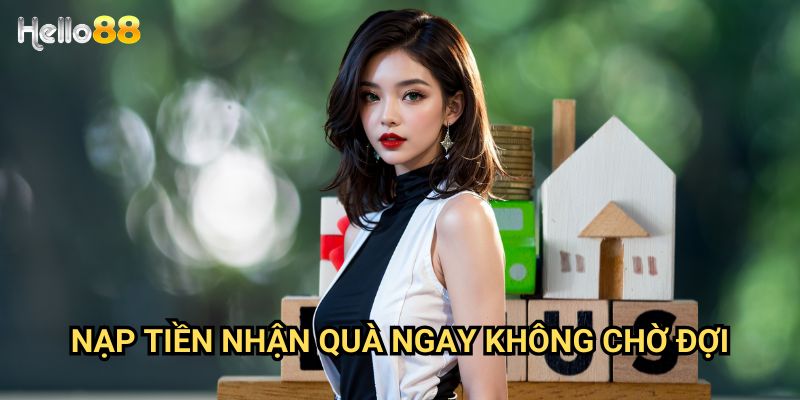 Nạp tiền nhận quà ngay không chờ đợi tại Hello88 - Khuyến mãi tức thời 2025