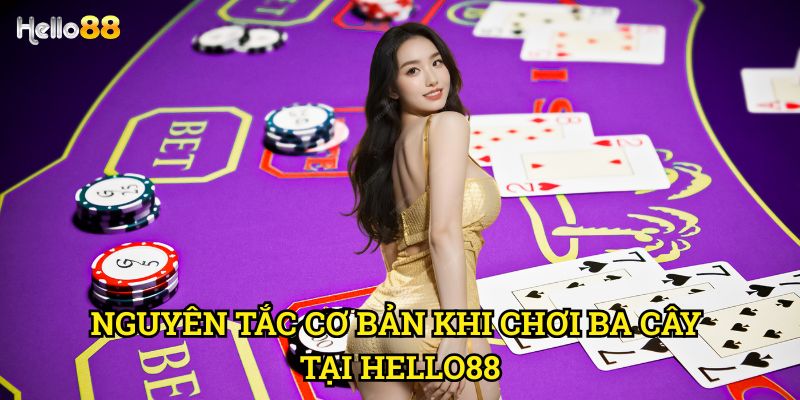Mẹo chơi ba cây luôn thắng Hello88 - Bí kíp từ cao thủ 2025 2 Nguyên tắc cơ bản khi chơi Ba cây tại Hello88