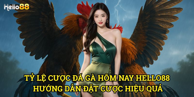 Tỷ lệ cược đá gà hôm nay Hello88 - Phân tích và dự đoán chính xác 3 Tỷ lệ cược đá gà hôm nay Hello88 hướng dẫn đặt cược hiệu quả